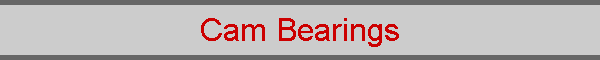 Cam Bearings