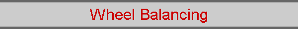 Wheel Balancing